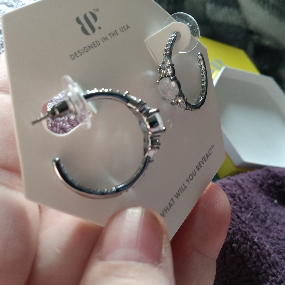Elegant Silver Hoop Earrings